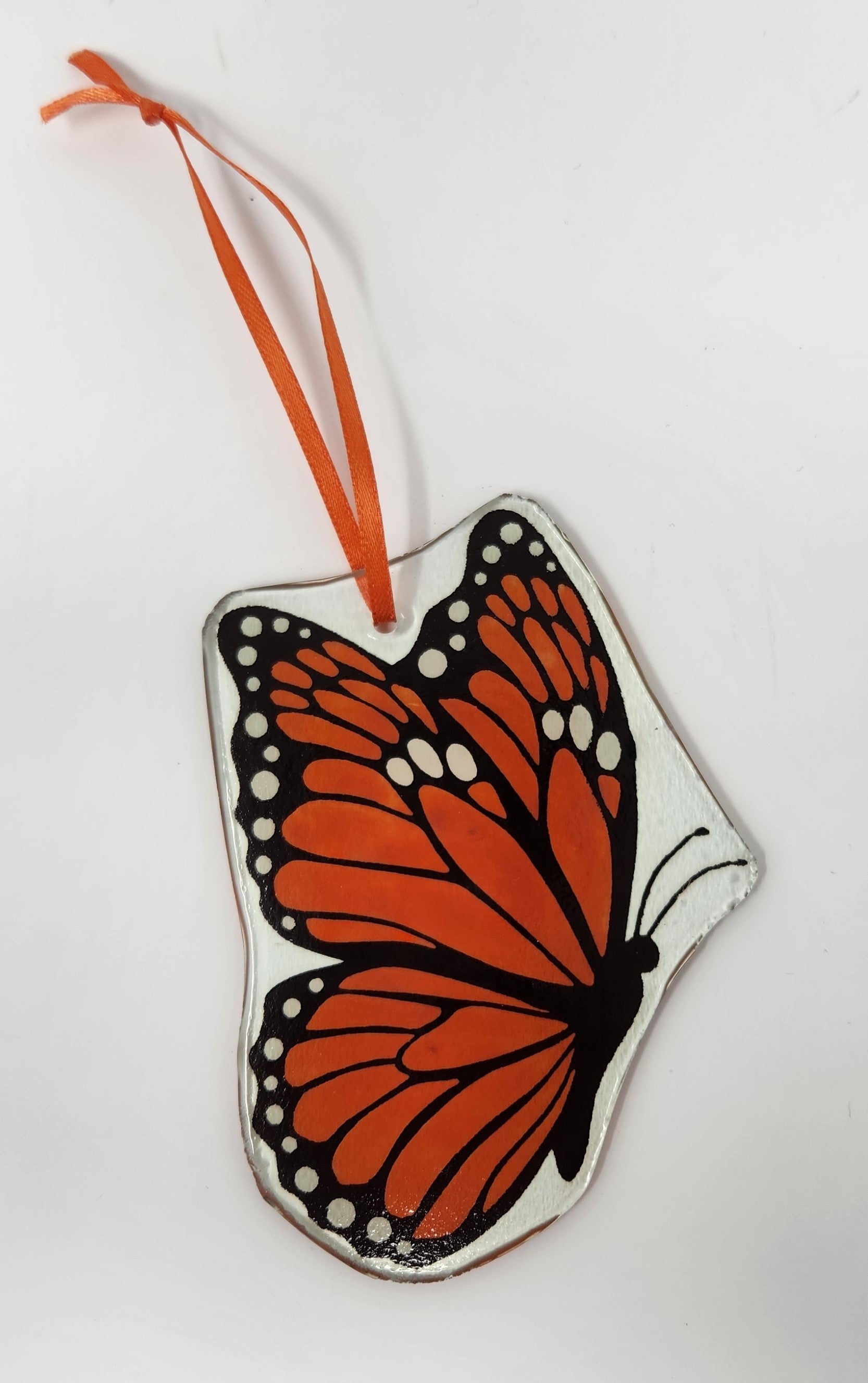 Monarch Butterfly Ornamentart1274 Hollis Art Galleryfused Glass Diva Art 1274 Hollis 4001