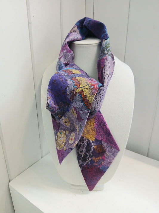 Scarf Mosaic Purple