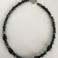 Black and Green Agate Necklace