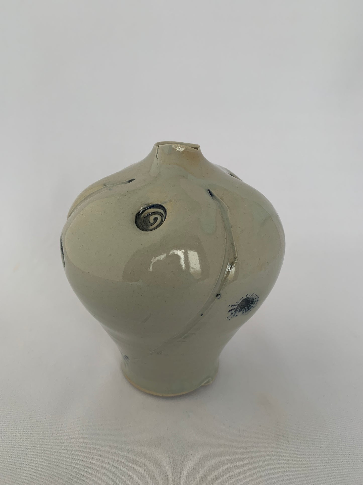 Blue Celadon Porcelain Vase