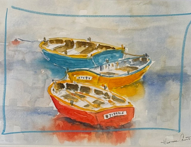 Dories on the Collar (12 X 16)