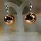 Domed Copper Earrings