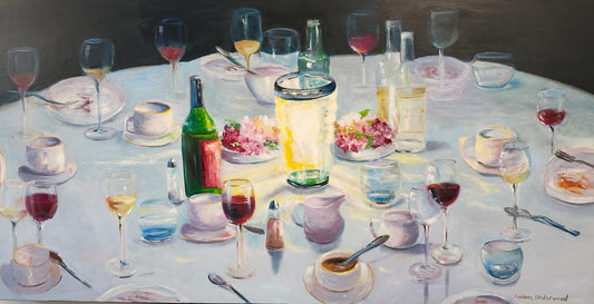 Five-course Reflections, a gala evening" (24" x 48")