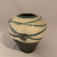 Raku Cloud Vase Wide Shouldered