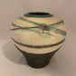 Raku Cloud Vase Wide Shouldered