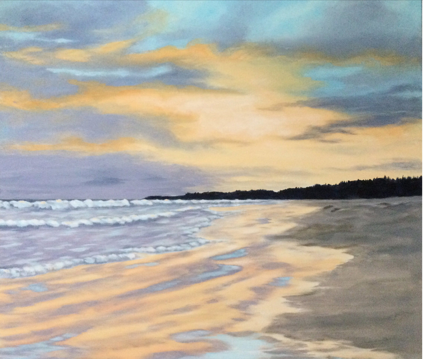 Clam Harbour N.S. Sunset (30" x 30")