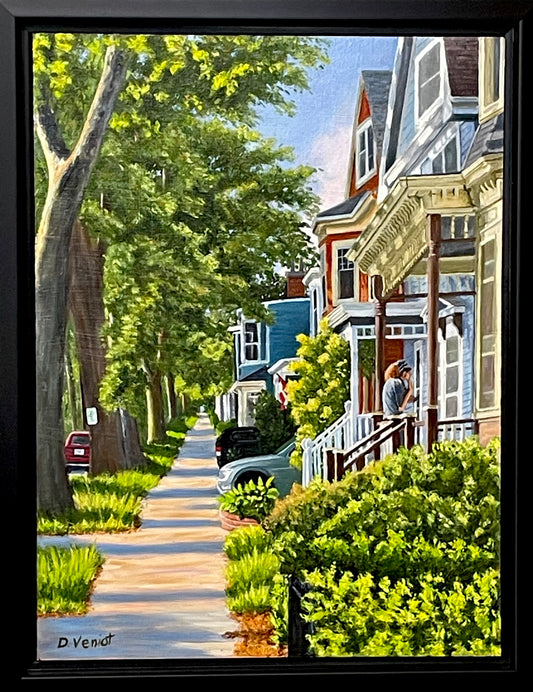 In the Hood (12" x 16")