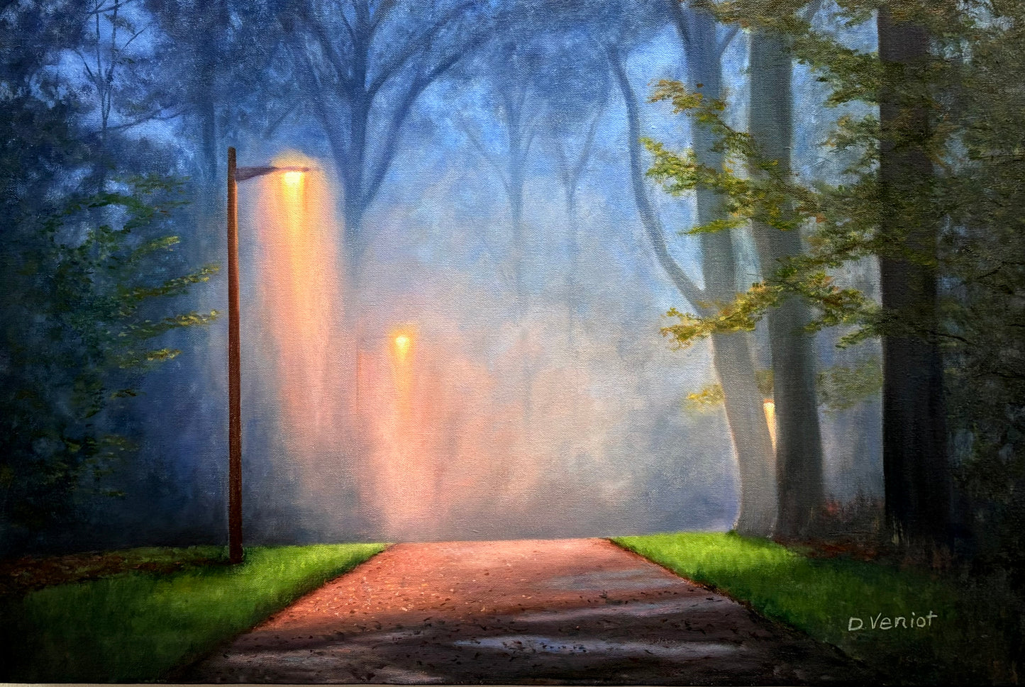 Misty Morning Walk (16 X 20)