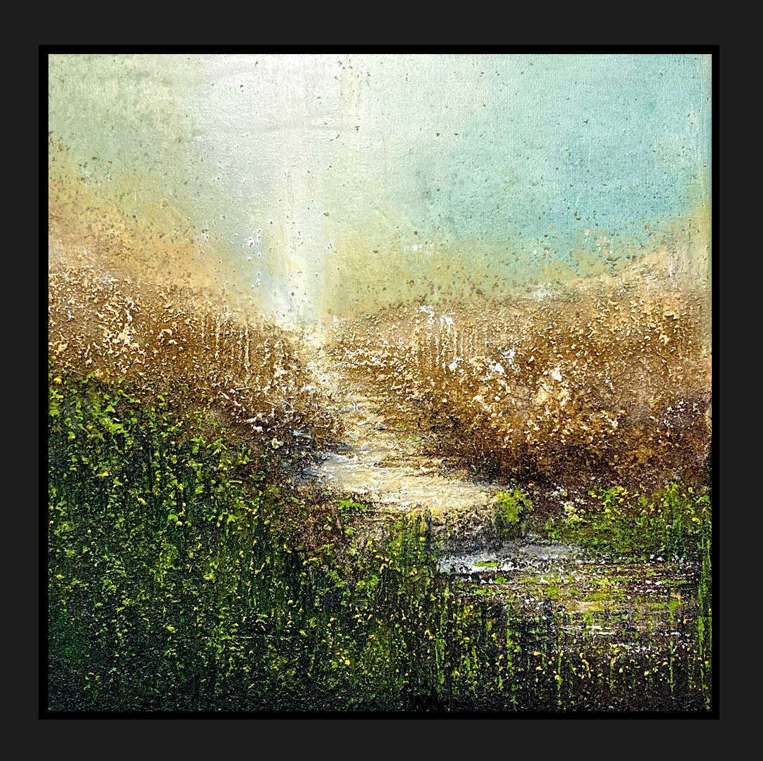 Path to the Pond (14" x 14")