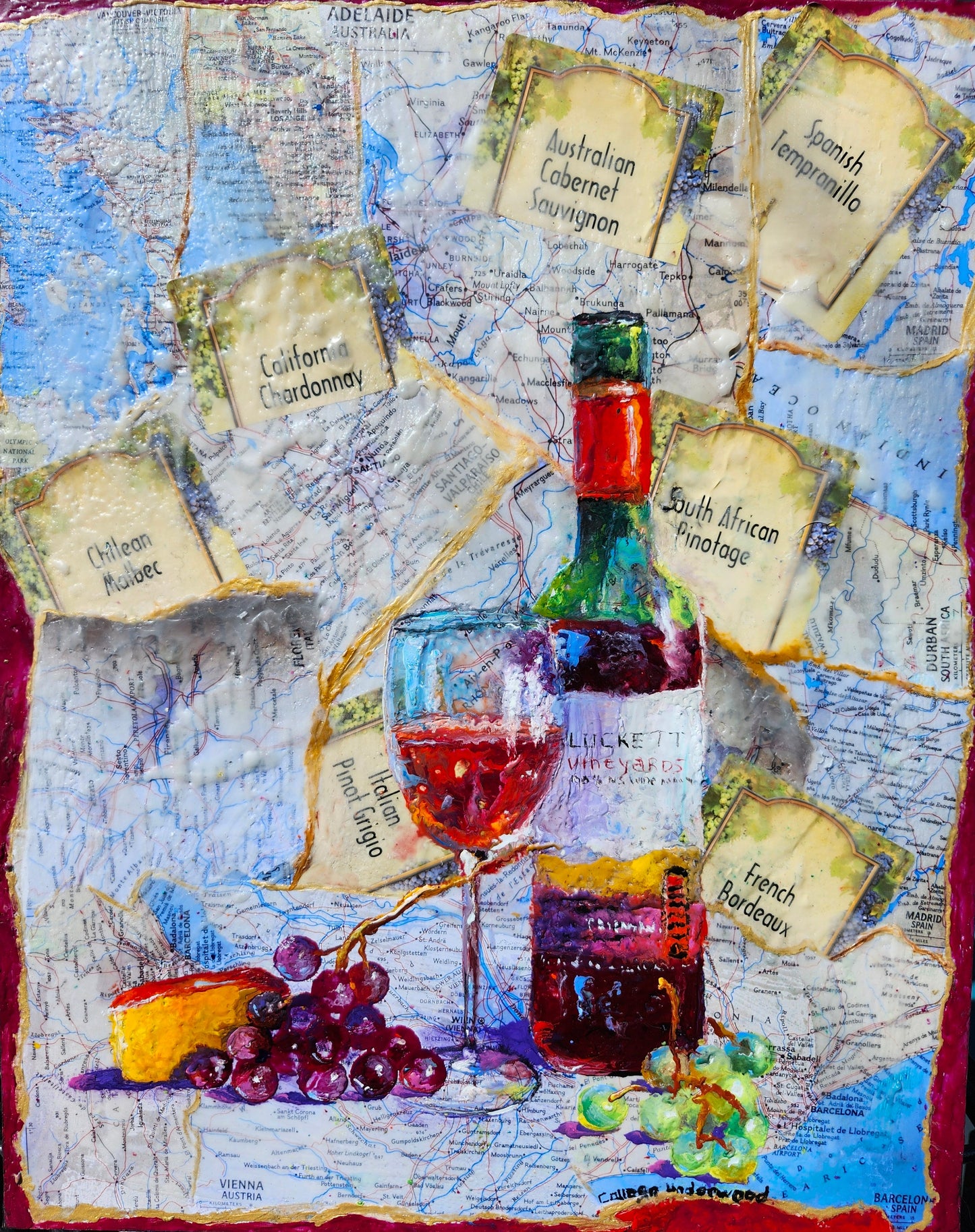 Vineyard Bonds: A World together (16 X 20)