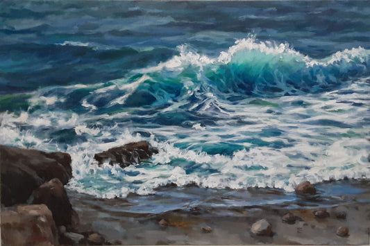 Atlantic Surf (24" x 36")